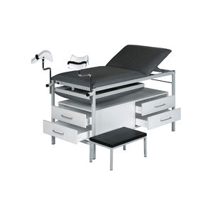 gynecology examination table / fixed-height / 3-section