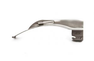 Macintosh laryngoscope blade / stainless steel / fiber optic