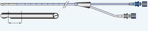 cystometry catheter / urethral / double-lumen