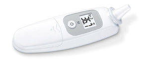 medical thermometer / electronic / ear / with audible signal