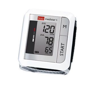 automatic blood pressure monitor / wrist / with built-in cuff