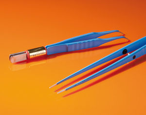 coagulation forceps / bipolar / anti-adhesive / reusable
