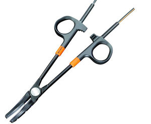 clamp forceps / vessel-sealing / bipolar / reusable