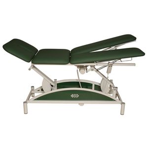 electric examination table / height-adjustable / 3 sections / bariatric