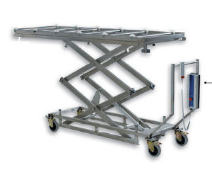 transport trolley / unloading / loading / mortuary