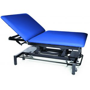 electric Bobath table / on casters / height-adjustable / 2-section