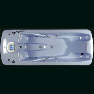 hydromassage bathtub with chromotherapy lamps