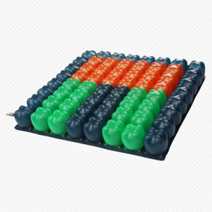 seat cushion / for wheelchairs / air-filled / anti-decubitus