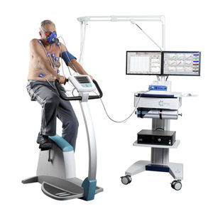 cardio-respiratory stress test equipment / with exercise bike