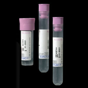 blood collection tube / cylindrical / polypropylene