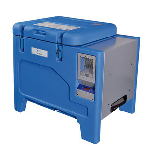 vaccine refrigerator / chest / solar-powered / with ice pack backup