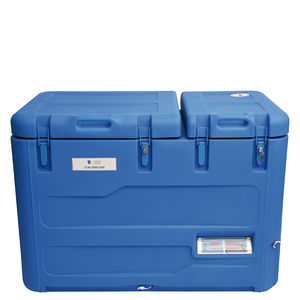 vaccine refrigerator / chest / with ice pack backup / solar-powered