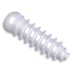 anterior cruciate ligament interference screw / posterior cruciate ligament / absorbable