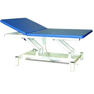 electric Bobath table / height-adjustable / 2-section