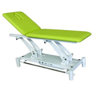 manual massage table / height-adjustable / 2-section