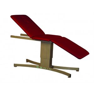 electric massage table / height-adjustable / 3-section