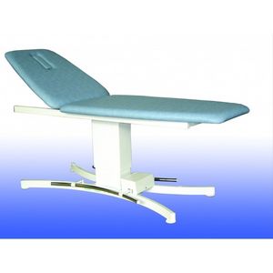 electric massage table / height-adjustable / 2-section