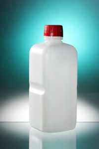 laboratory bottle / plastic