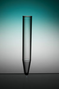 microbiology test tube / cone-bottom / polystyrene / sterile