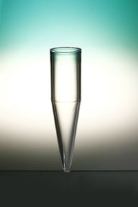 laboratory test tube / cone-bottom / polystyrene