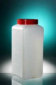 laboratory bottle / plastic