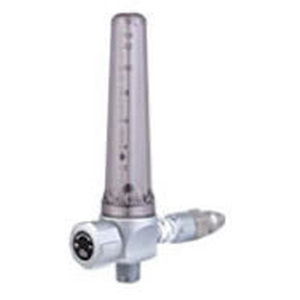 oxygen flow meter / air / variable-area / plug-in type