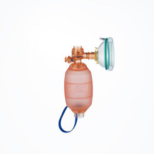 pediatric manual resuscitator / reusable / with pop-off valve / silicone