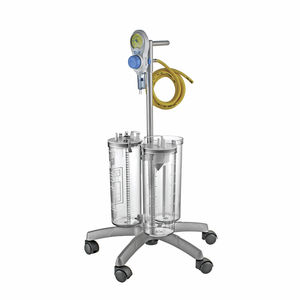 pneumatic surgical suction pump / on casters / vacuum-powered