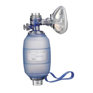 pediatric manual resuscitator / reusable / with pop-off valve / silicone