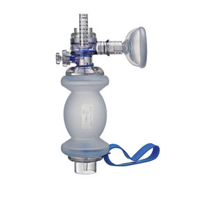 infant manual resuscitator / reusable / with pop-off valve / silicone