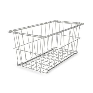 instrument sterilization basket / perforated / stainless steel