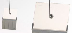 X-ray radiation shielding screen / ceiling-mounted