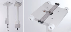 ceiling-mounted monitor support arm / medical