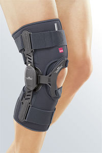 knee orthosis / patella stabilization / open knee / articulated