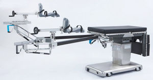 orthopedic operating table / electro-hydraulic / on casters / X-ray transparent