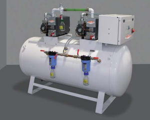 medical vacuum pump / rotary vane / lubricated