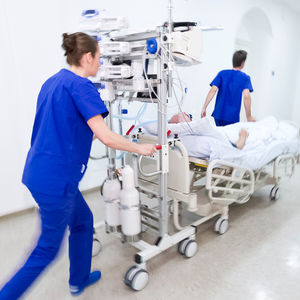 docking trolley / transport / intensive care / for medical devices