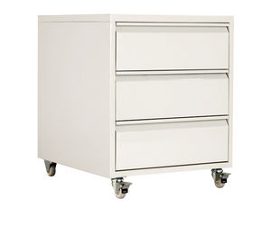 office drawer unit / 3-drawer / on casters