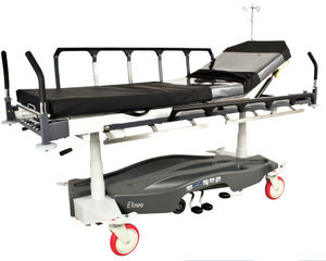 emergency stretcher trolley / trauma / manual / height-adjustable