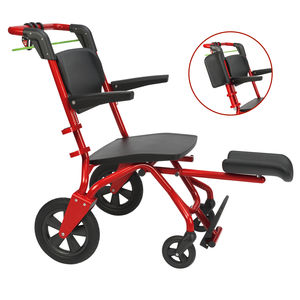 indoor patient transfer chair / outdoor / on casters / stackable