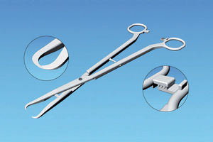 gynecological forceps / Pozzi-Palmer / disposable