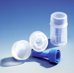 stool sample container / with pressure cap