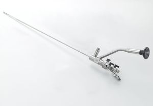 uretero-nephroscope / with working channel / bent
