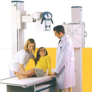 radiography system / analog / for pediatric radiography / with table