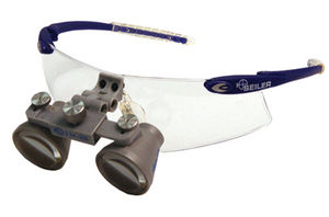binocular loupe with frames