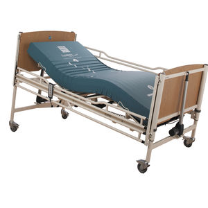 electric bed / tilting / medical / with locking wheels