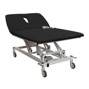 physiotherapy examination table / electric / height-adjustable / on casters