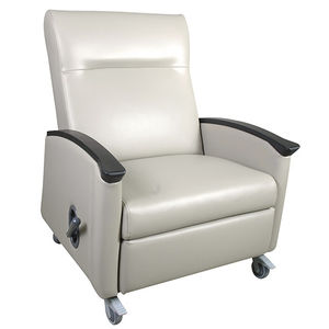 reclining patient chair / on casters / bariatric / manual