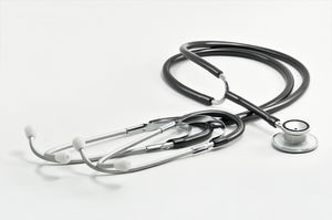 dual-head stethoscope / for teaching / aluminum