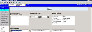 patient data management system / emergency department